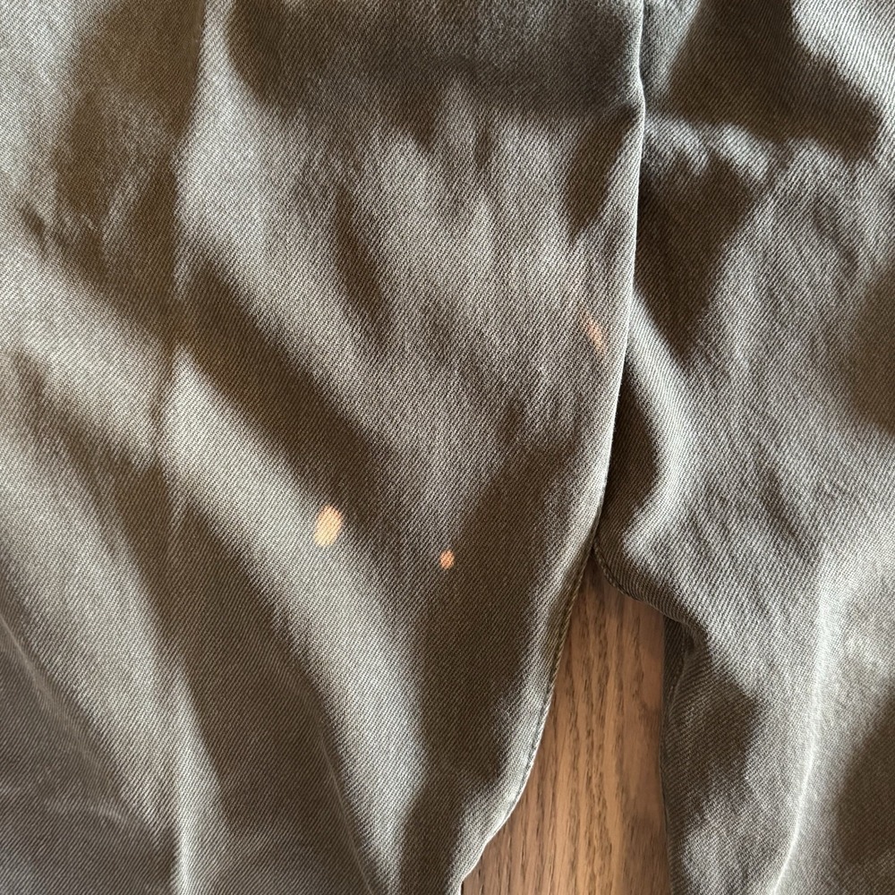 Vintage Levis 501xx Jeans Mens 34x32 Made in USA Olive Green Denim Military - Picture 3 of 15